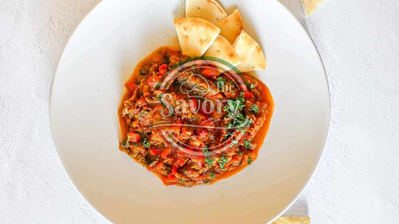 Roasted Pepper Zaalouk